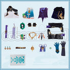 Liyue Xiao Cosplay cosplay costume from Genshin Impact, set view