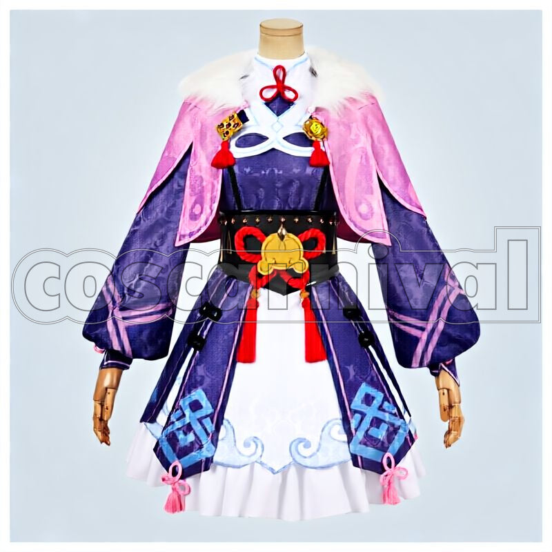 Liyue Yun Jin Cosplay cosplay costume from Genshin Impact, front view 1
