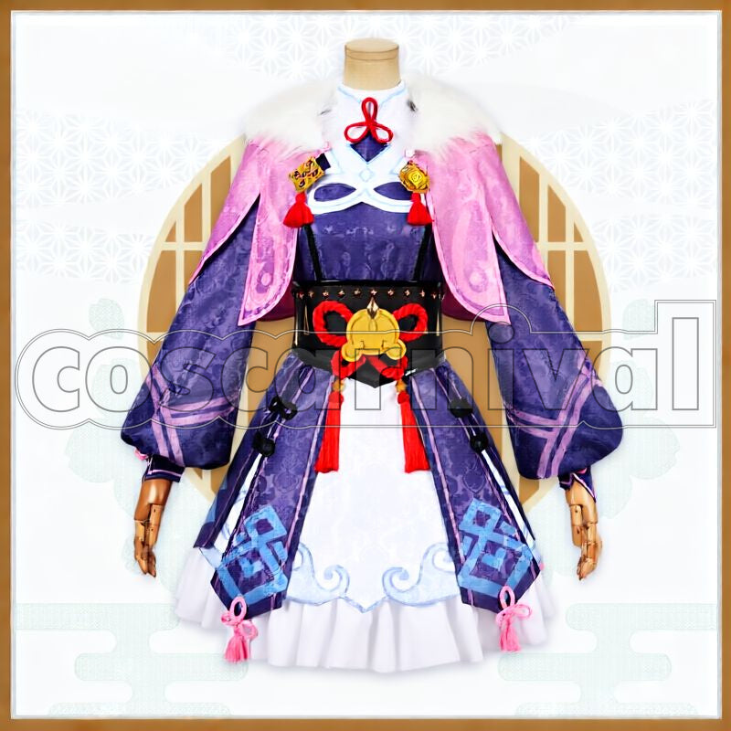 Liyue Yun Jin Cosplay cosplay costume from Genshin Impact, front view 2