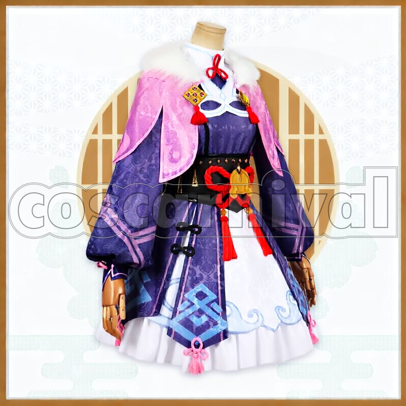 Liyue Yun Jin Cosplay cosplay costume from Genshin Impact, front view 4