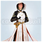 Liyue Zhongli Rex Lapis Morax Divine Outfit Cosplay cosplay costume from Genshin Impact, front view 1