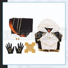 Liyue Zhongli Rex Lapis Morax Divine Outfit Cosplay cosplay costume from Genshin Impact, set view