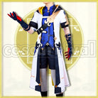 Mondstadt Albedo Kreideprinz Alchemist Cosplay cosplay costume from Genshin Impact, front view 2