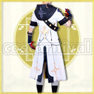 Mondstadt Albedo Kreideprinz Alchemist Cosplay cosplay costume from Genshin Impact, back view 1