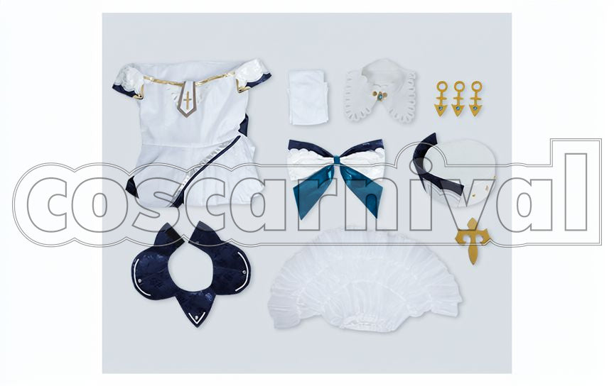 Mondstadt Barbara Cosplay cosplay costume from Genshin Impact, set view