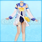 Mondstadt Barbara Summertime Sparkle Cosplay cosplay costume from Genshin Impact, front view 2