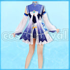 Mondstadt Barbara Summertime Sparkle Cosplay cosplay costume from Genshin Impact, back view