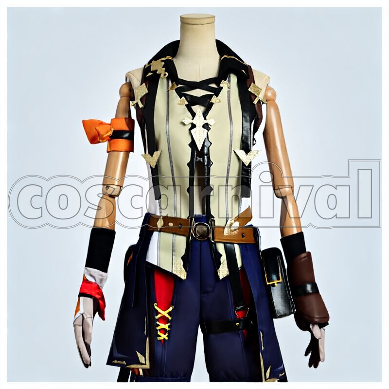 Mondstadt Bennett Cosplay cosplay costume from Genshin Impact, front view 1
