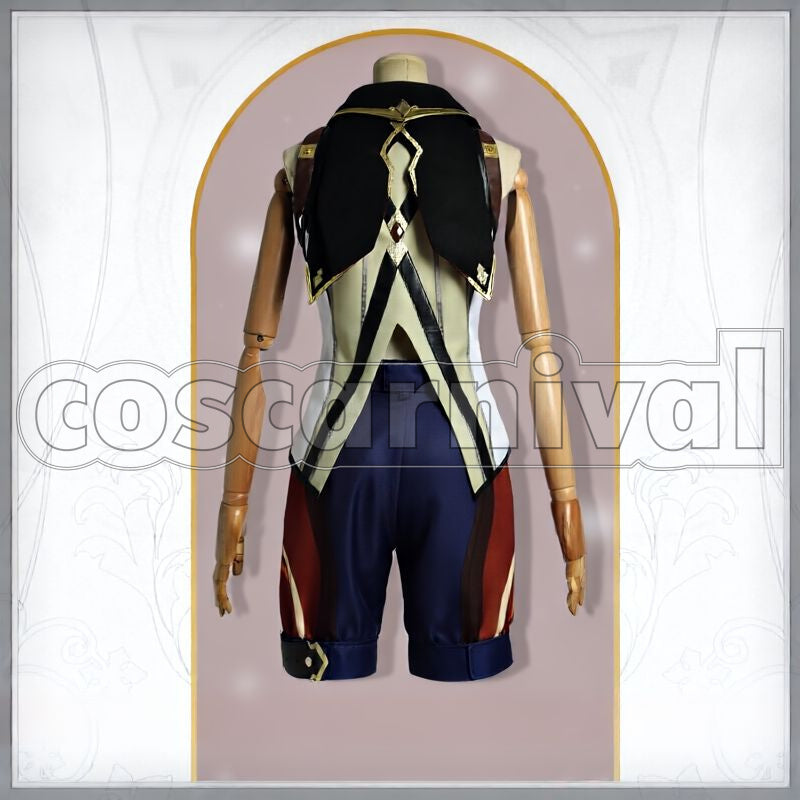 Mondstadt Bennett Cosplay cosplay costume from Genshin Impact, back view 2
