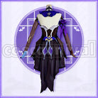 Mondstadt Fischl Cosplay cosplay costume from Genshin Impact, back view