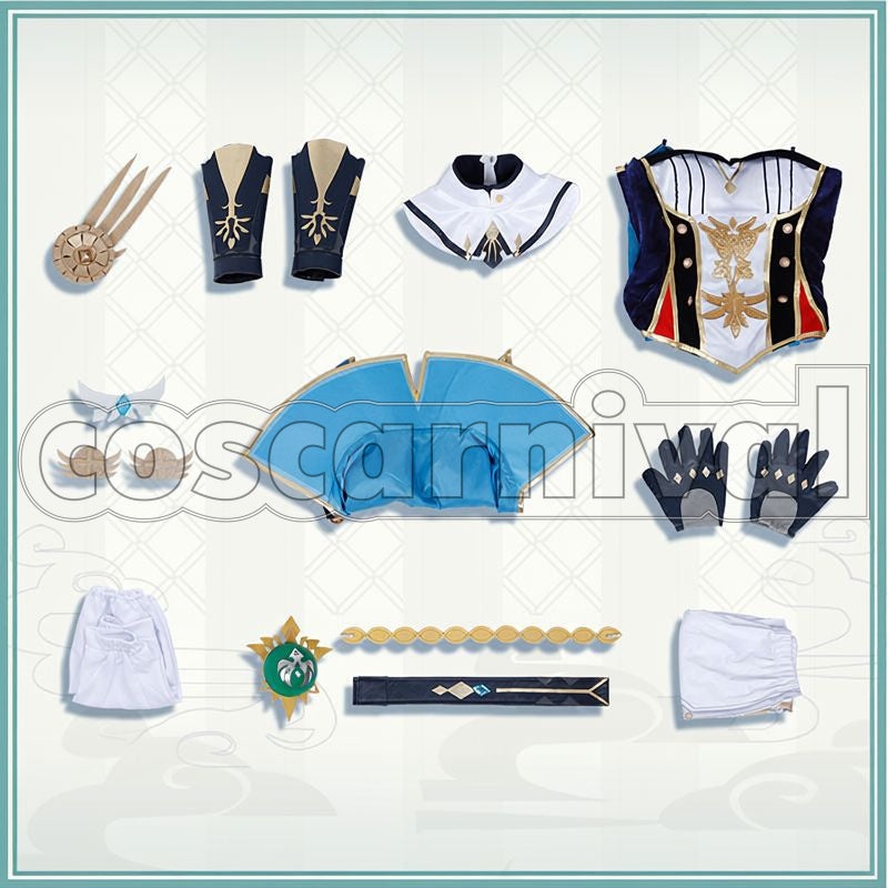 Mondstadt Jean Cosplay cosplay costume from Genshin Impact, set view