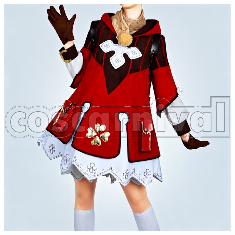 Mondstadt Klee Cosplay cosplay costume from Genshin Impact, front view 1