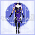 Mondstadt Lisa Cosplay cosplay costume from Genshin Impact, front view 2