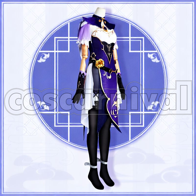 Mondstadt Lisa Cosplay cosplay costume from Genshin Impact, front view 3