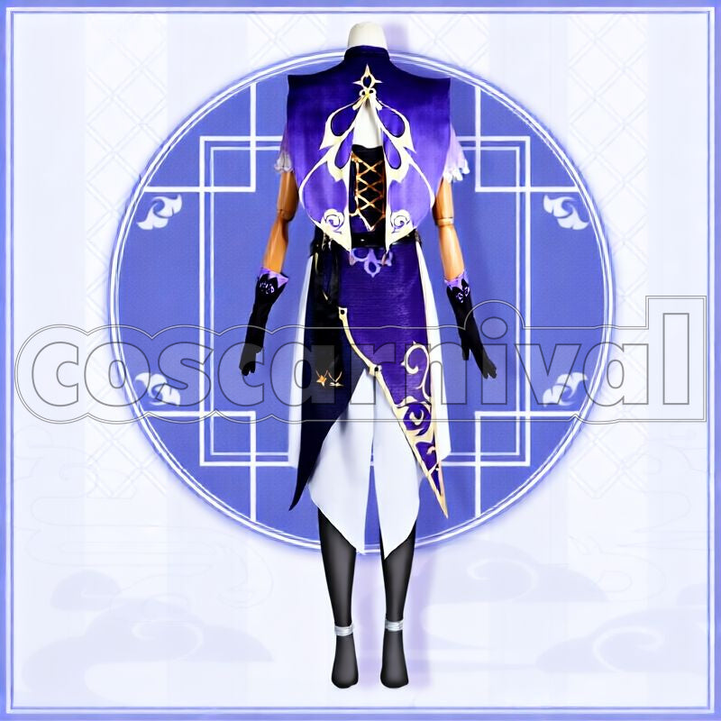 Mondstadt Lisa Cosplay cosplay costume from Genshin Impact, back view