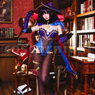 Mondstadt Mona Cosplay cosplay costume from Genshin Impact, front view 2