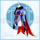 Mondstadt Mona Cosplay cosplay costume from Genshin Impact, front view 3