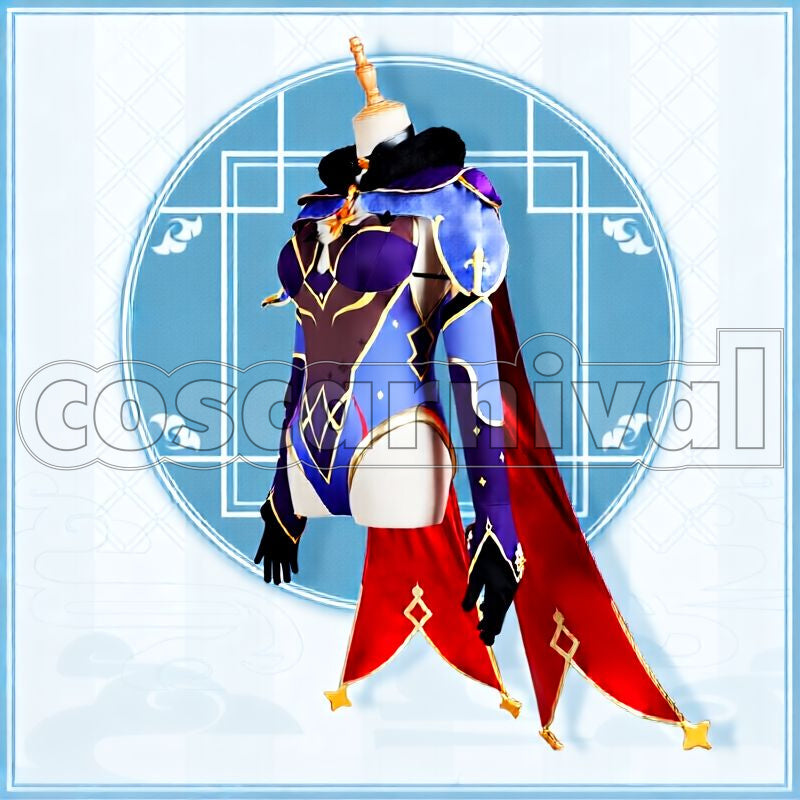 Mondstadt Mona Cosplay cosplay costume from Genshin Impact, front view 3
