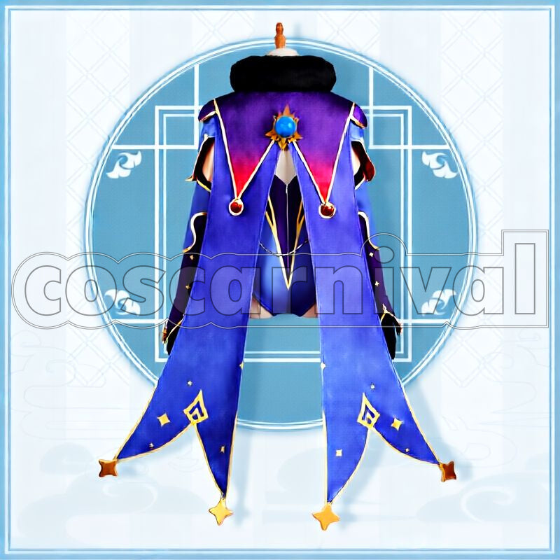 Mondstadt Mona Cosplay cosplay costume from Genshin Impact, back view 1