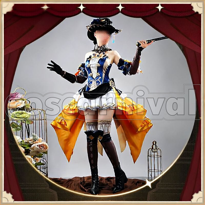 Navia Cosplay cosplay costume from Genshin Impact, front view 3