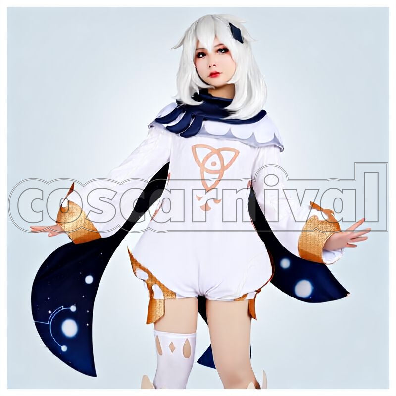 Paimon Cosplay cosplay costume from Genshin Impact, front view 1
