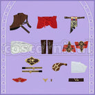 The Eremites Cosplay cosplay costume from Genshin Impact, set view
