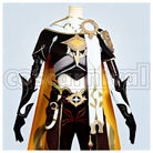 Traveler Aether Cosplay cosplay costume from Genshin Impact, front view 1