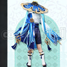 Wanderer Scaramouche The Balladeer Cosplay cosplay costume from Genshin Impact, back view