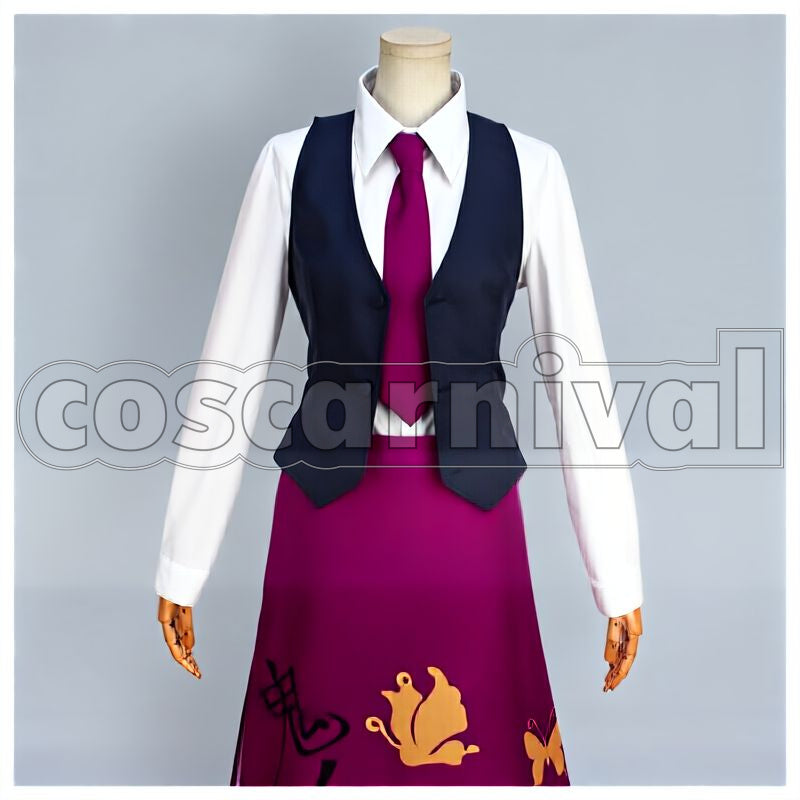 and Bar Characro feat. Gintama Shinsuke Takasugi Waiter Cosplay cosplay costume from Gintama Cafe, front view 1