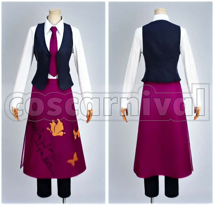 and Bar Characro feat. Gintama Shinsuke Takasugi Waiter Cosplay cosplay costume from Gintama Cafe, detail-1