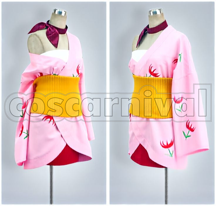 Pirako Kabukicho Four Devas Arc Cosplay cosplay costume from Gintama Chin, front view 2