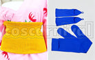 Pirako Kabukicho Four Devas Arc Cosplay cosplay costume from Gintama Chin, accessory set view