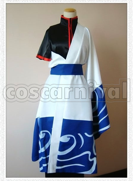 Gintoki Sakata cosplay costume from Gintama, front view