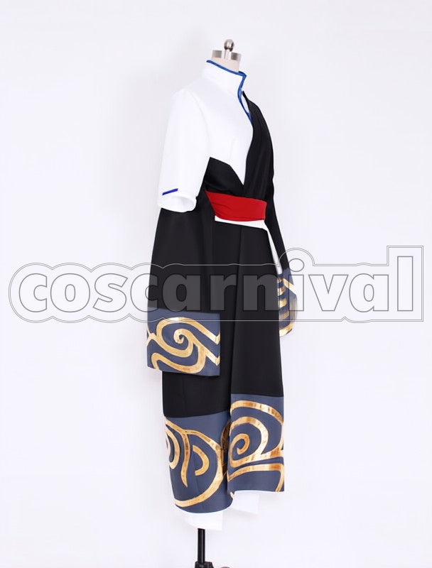 Kintoki Sakata cosplay costume from Gintama, side view 2