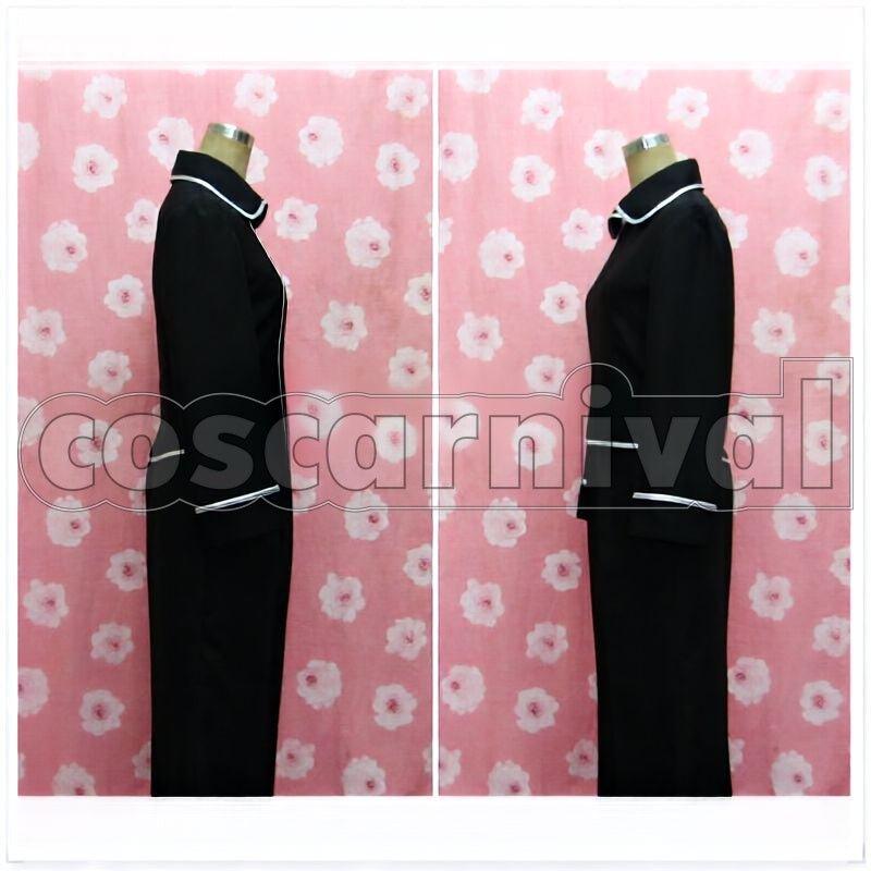 Regular Member Uniform Silver Trim Cosplay cosplay costume from Gintama Shinsengumi, side view