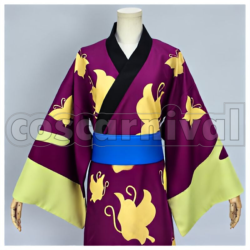 Takasugi Kimono Cosplay cosplay costume from Gintama Shinsuke, front view 1