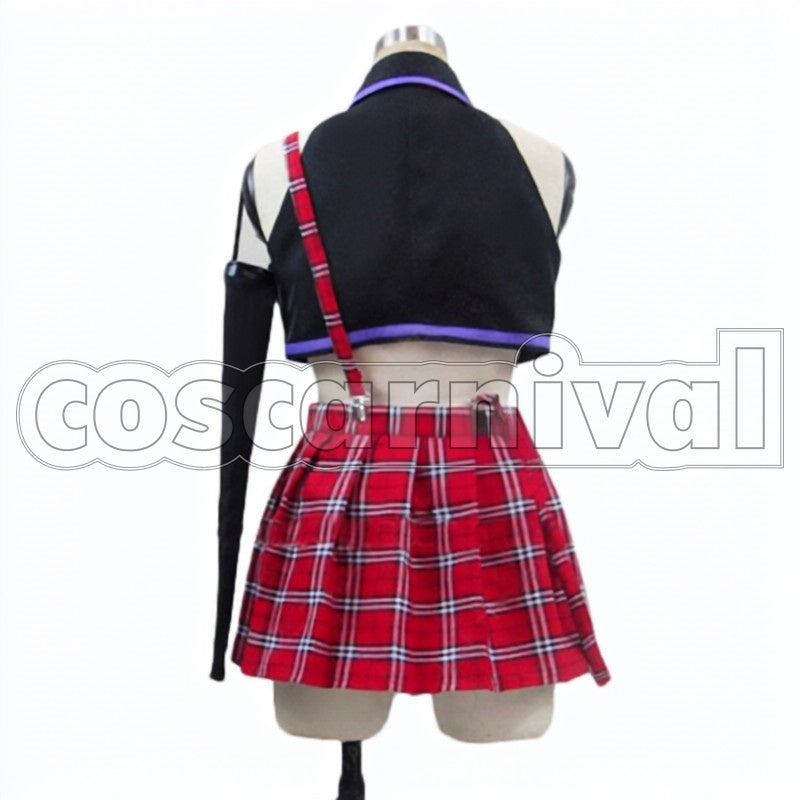 Alisa cosplay costume from God Eater, back view