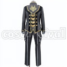 Protagonist cosplay costume from God Eater, back view