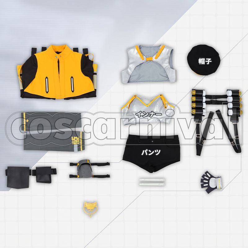 VICTORY: NIKKE Anis Cosplay cosplay costume from GODDESS OF, set view