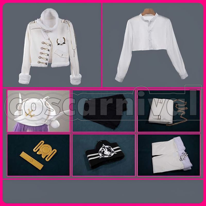 VICTORY: NIKKE Blanc Fortune Express Cosplay cosplay costume from GODDESS OF, set view