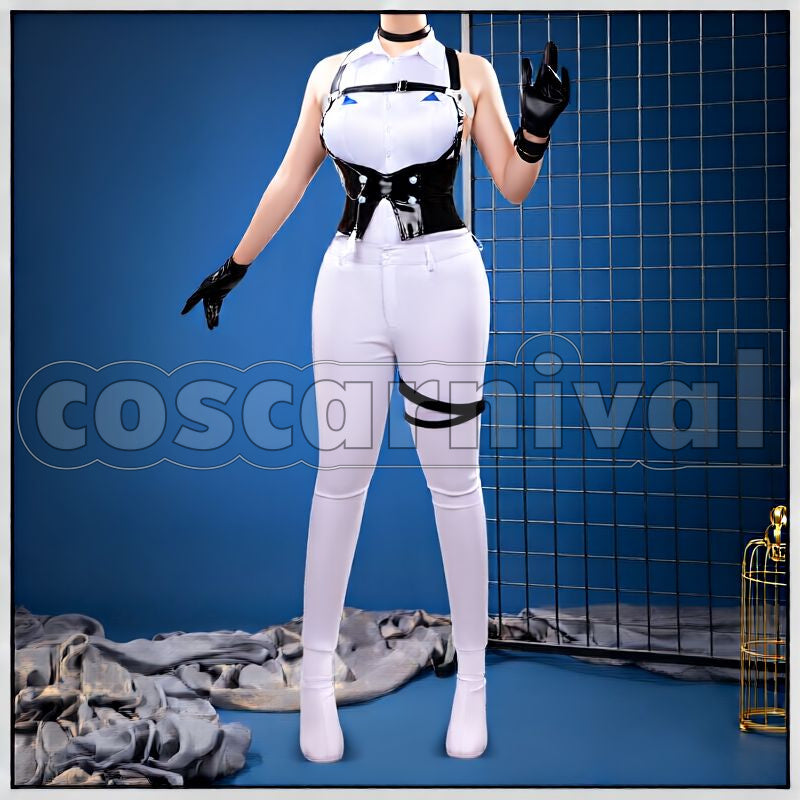 VICTORY: NIKKE Brid Silent Track Cosplay cosplay costume from GODDESS OF, front view 3