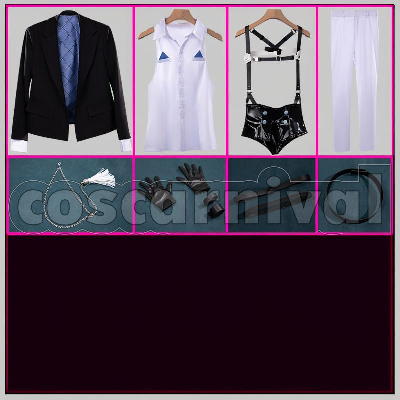 VICTORY: NIKKE Brid Silent Track Cosplay cosplay costume from GODDESS OF, set view