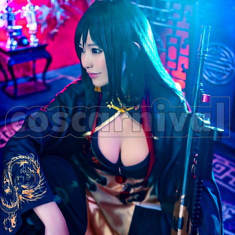 VICTORY: NIKKE Moran Cosplay cosplay costume from GODDESS OF, front view 2