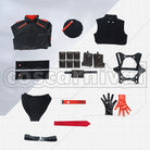 VICTORY: NIKKE Rapi Cosplay cosplay costume from GODDESS OF, set view