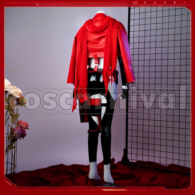 VICTORY: NIKKE Red Hood Cosplay cosplay costume from GODDESS OF, back view 1