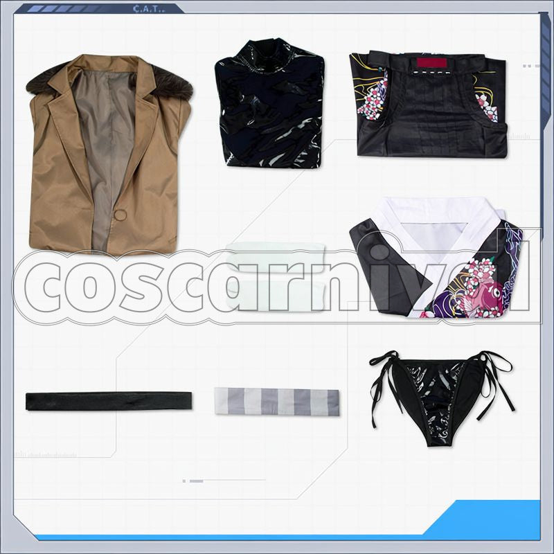 VICTORY: NIKKE Sakura Cosplay cosplay costume from GODDESS OF, set view