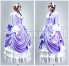 de Blois Purple Formal Dress Cosplay cosplay costume from Gosick Victorique, side view