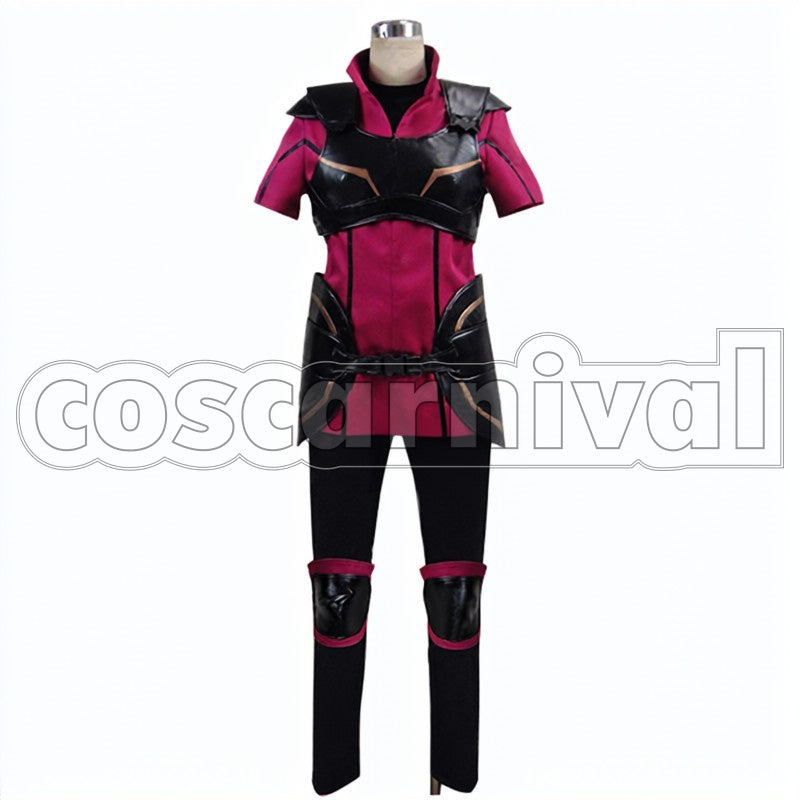 Grimgar of Fantasy and Ash cosplay costume, front view