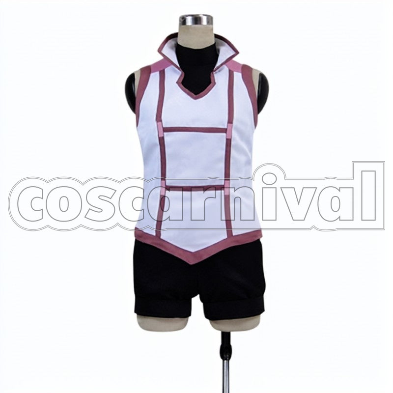 Grimgar of Fantasy and Ash cosplay costume, front view