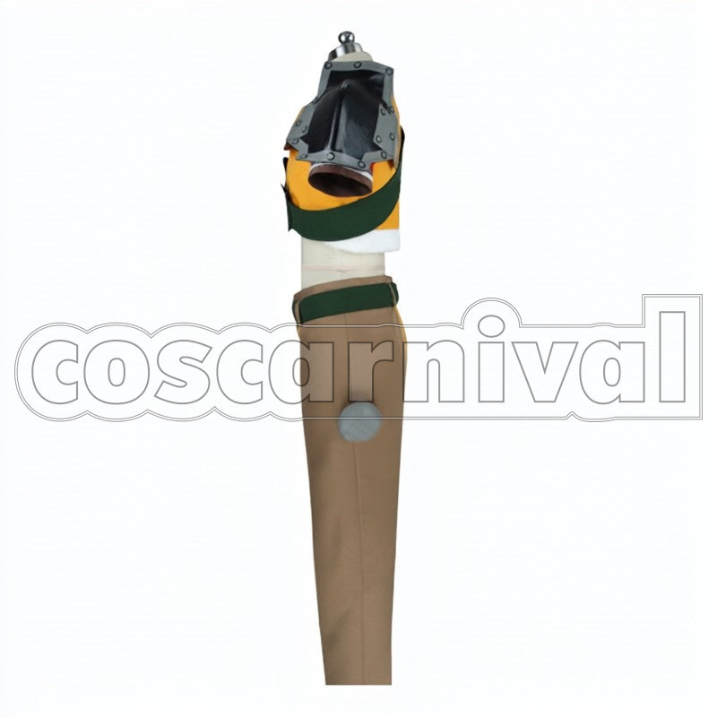 The Beast Mercenary cosplay costume from Grimoire of Zero, side view